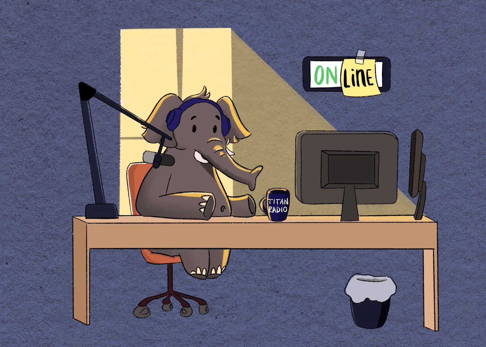 Titan Radio Illustration